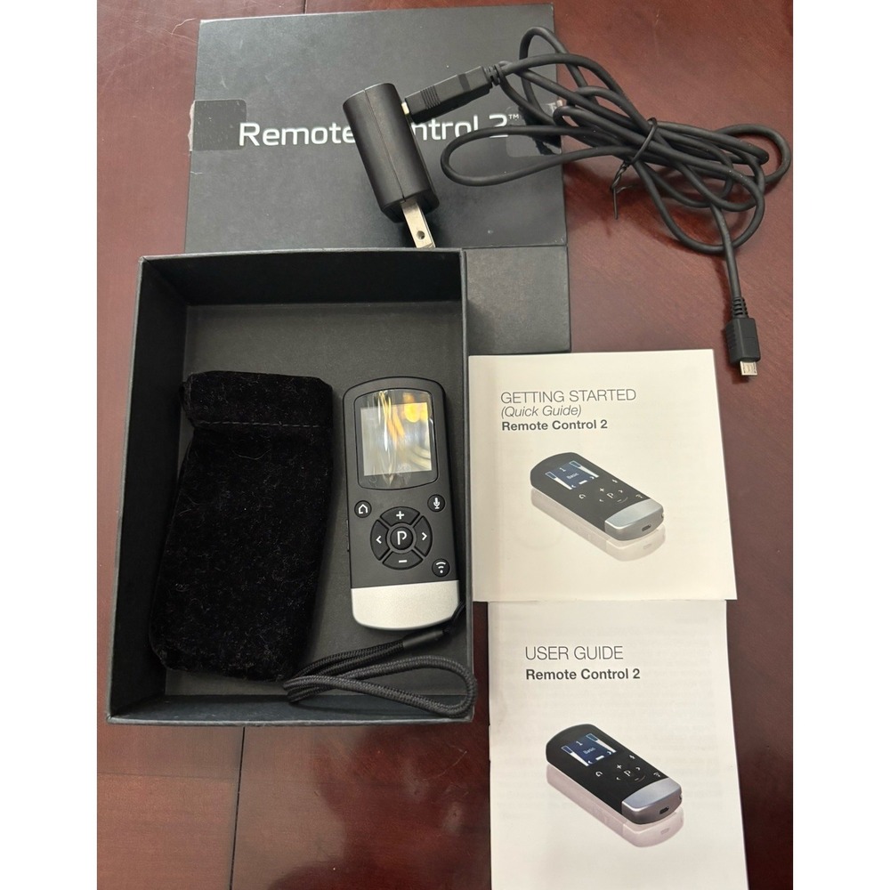 GN Hearing Remote Control 2 RC-2 Hearing Aid Remote w/ Box Charger Manuals